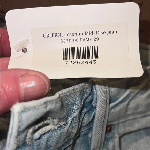 GRLFRND fame Light Blue Denim Jeans NWT 29 - Picture 3 of 8